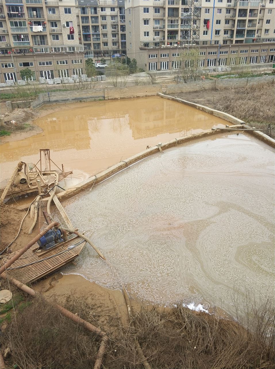 珠海沉淀池淤泥清理-厂区废水池淤泥清淤