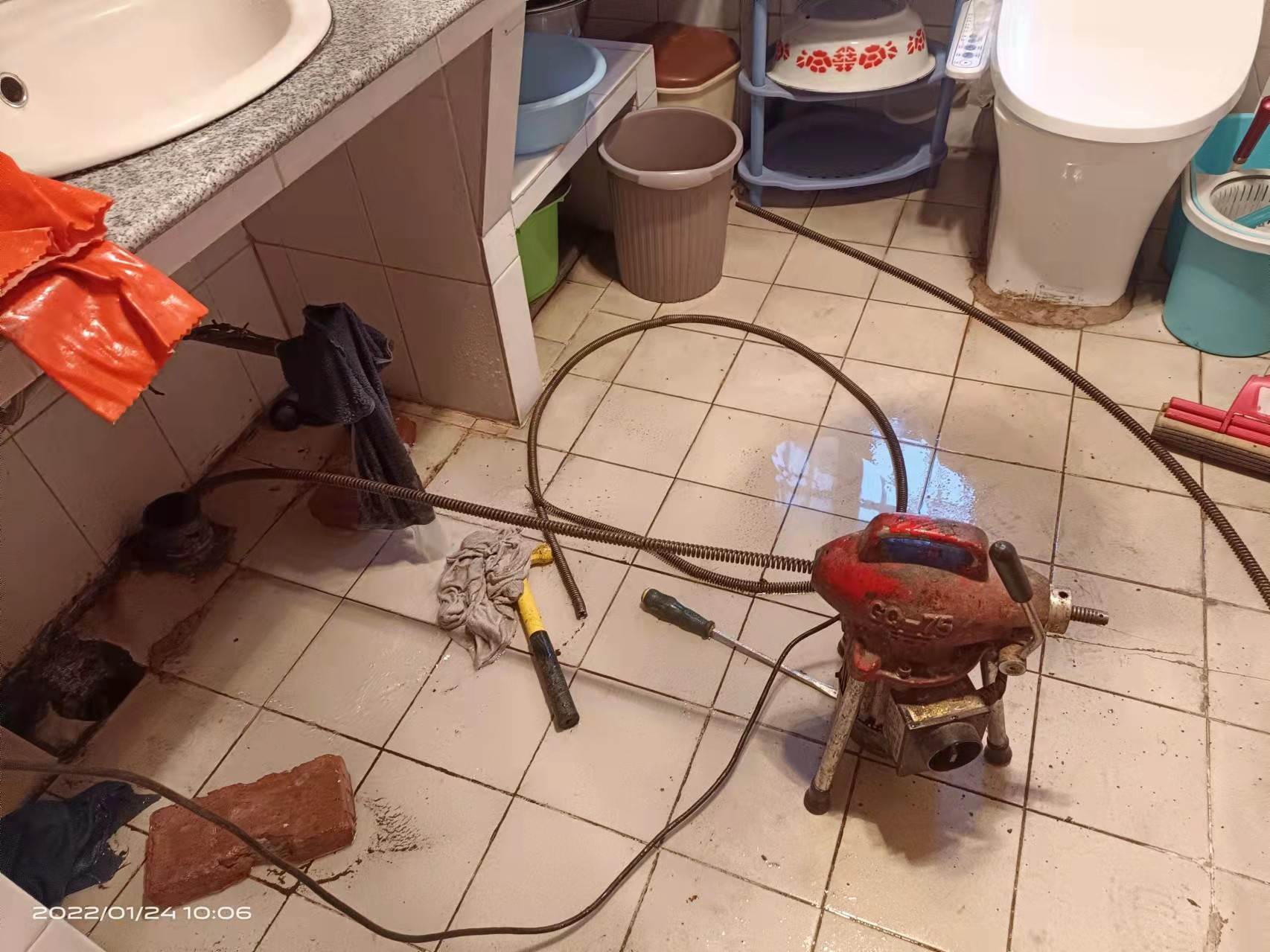 珠海疏通厨房下水道，地漏疏通